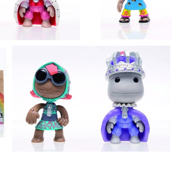 RARE Little Big Planet Sackboy Superstars Series 1 - Italy CHASE Figure - Picture 7 of 7